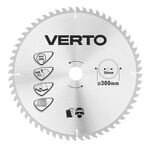 Tarcza do pilarki, widiowa, 300 x 30 mm, 60 zębów VERTO