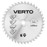 Tarcza do pilarki, widiowa, 350 x 30 mm, 40 zębów VERTO