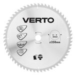 Tarcza do pilarki, widiowa, 350 x 30 mm, 60 zębów VERTO