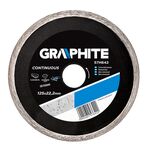 Tarcza diamentowa 125 x 22,2 mm, pełna GRAPHITE