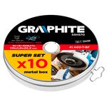 Tarcza tnąca do metalu 115 x 1,0 x 22,2 mm, 41 A60-T-BF, INOX, 10 sztuk GRAPHITE