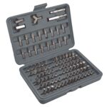 Końcówka wkrętakowa z uchwytem, zestaw 100 sztuk Top Tools
