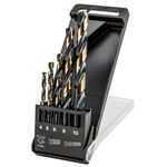 Wiertło do metalu HSS-CNC, 124°, "Pro-Tec", 4,0 - 10 mm, zestaw 5 sztuk GRAPHITE