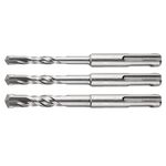 Zestaw wierteł do betonu SDS, zestaw 3 sztuki - 6, 8, 10 x 110 mm VERTO