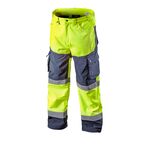 Spodnie robocze ostrzegawcze softshell, żółte, rozmiar L NEO