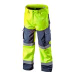 Spodnie robocze ostrzegawcze softshell, żółte, rozmiar XXL NEO