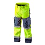 Spodnie robocze ostrzegawcze softshell, żółte, rozmiar XXXL NEO