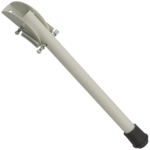 Nóżka blokująca drzwi 165 mm mała biała