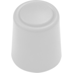 Odbojnik drzwiowy gumowy 27 x 30 mm biały z maskownicą