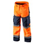 Spodnie robocze ostrzegawcze softshell, pomarańczowe, rozmiar XXXL NEO