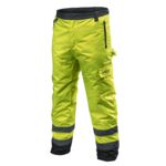 Spodnie robocze ostrzegawcze ocieplane, żółte, rozmiar L NEO