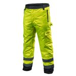 Spodnie robocze ostrzegawcze ocieplane, żółte, rozmiar M NEO