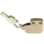 Odbojnik samootwierający zatrzaskowy biały STAHL