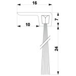 Szczotka TRIBOLLET F3-24-AN 1 m