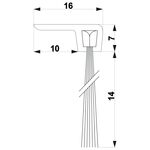 Szczotka TRIBOLLET F3-14-AN 1 m