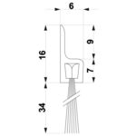 Szczotka TRIBOLLET H3-34-AN 1 m