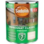 Impregnat CLASSIC HYBRYDOWY Biały Krem 0,75 l Sadolin