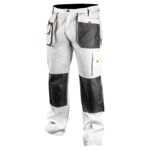 Spodnie robocze, białe, rozmiar XXL / 58 NEO