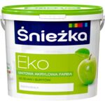Farba emulsyjna EKO biała 5 l Śnieżka 