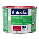 Farba emaliowa olejno-ftalowa Supermal czerwona 400 ml Śnieżka 