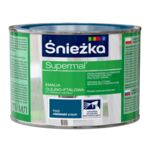 Farba emaliowa olejno-ftalowa Supermal niebieska 400 ml Śnieżka 