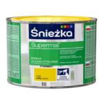 Farba emaliowa olejno-ftalowa Supermal żółty 400 ml Śnieżka 