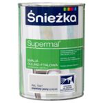 Farba emaliowa olejno-ftalowa Supermal popielaty jasny 0,8 l Śnieżka 