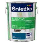 Farba emaliowa olejno-ftalowa Supermal niebieska 5 l Śnieżka 