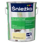 Farba emaliowa olejno-ftalowa Supermal kość słoniowa 5 l Śnieżka 