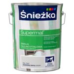 Farba emaliowa olejno-ftalowa Supermal popielaty jasny 5 l Śnieżka 