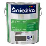 Farba emaliowa olejno-ftalowa Supermal szary jasny 10 l Śnieżka 