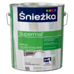 Farba emaliowa olejno-ftalowa Supermal popielaty jasny 10 l Śnieżka 