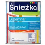 Farba emaliowa Supermal akrylowy biały 0,4 l Śnieżka 