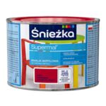 Farba emaliowa Supermal akrylowy czerwona 0,4 l Śnieżka 
