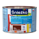 Farba emaliowa Supermal akrylowy mahoń 0,4 l Śnieżka 