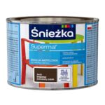 Farba emaliowa Supermal akrylowy brąz 0,4 l Śnieżka 