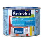 Farba emaliowa Supermal akrylowy niebieski ciemny 0,4 l Śnieżka 