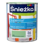 Farba emaliowa Supermal akrylowy zielony 0,8 l Śnieżka 