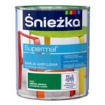Farba emaliowa Supermal akrylowy zielony ciemny 0,8 l Śnieżka 