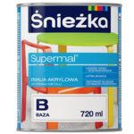 Farba emaliowa Supermal akrylowy Baza B 0,72 l Śnieżka 
