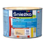 Farba emaliowa Supermal akrylowy A355 morelowy SAT 0,4 l Śnieżka 