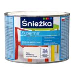 Farba emaliowa Supermal akrylowy A350 waniliowy SAT 0,4 l Śnieżka 