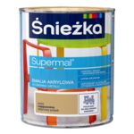 Farba emaliowa Supermal akrylowy A345 cappuccino SAT 0,8 l Śnieżka 