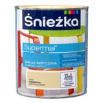 Farba emaliowa Supermal akrylowy A354 migdałowy SAT 0,8 l Śnieżka 