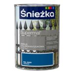 Emalia chlorokauczukowa Supermal niebieska 900 ml Śnieżka 