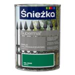 Emalia chlorokauczukowa Supermal zielona 900 ml Śnieżka 