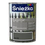 Emalia chlorokauczukowa Supermal szary jasny 900 ml Śnieżka 