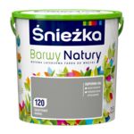 Farba lateksowa Barwy Natury grafitowy mural 120 2,5 l Śnieżka 