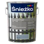 Emalia chlorokauczukowa Supermal stalowy 5 l Śnieżka 