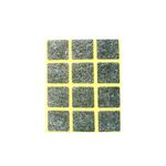 Samoprzylepne podkładki filcowe szare Premium grubość 6 mm 28 x 28 ANDPOL